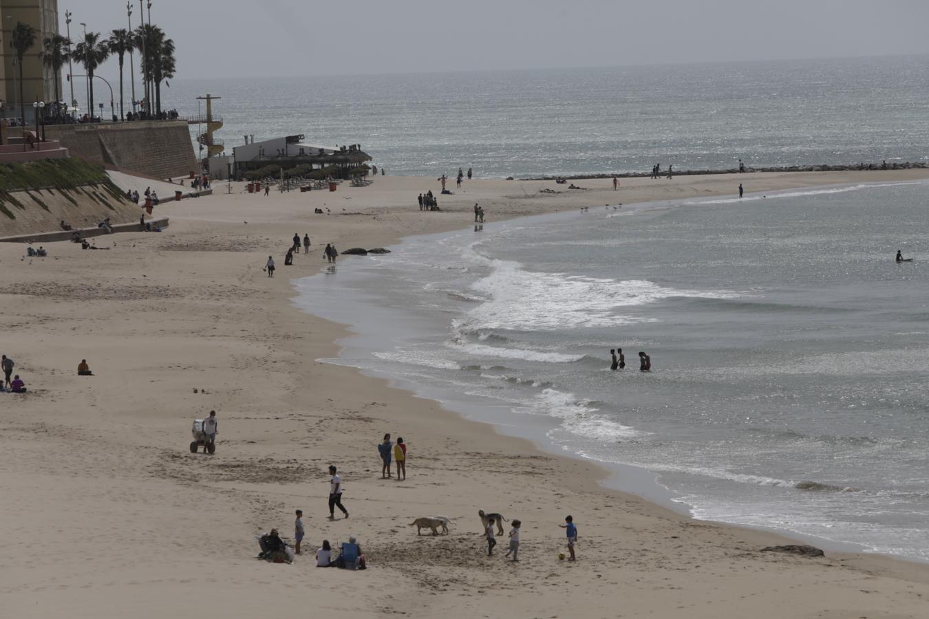 Las bellas imágenes que ha dejado en Cádiz una de las mareas más grandes del año