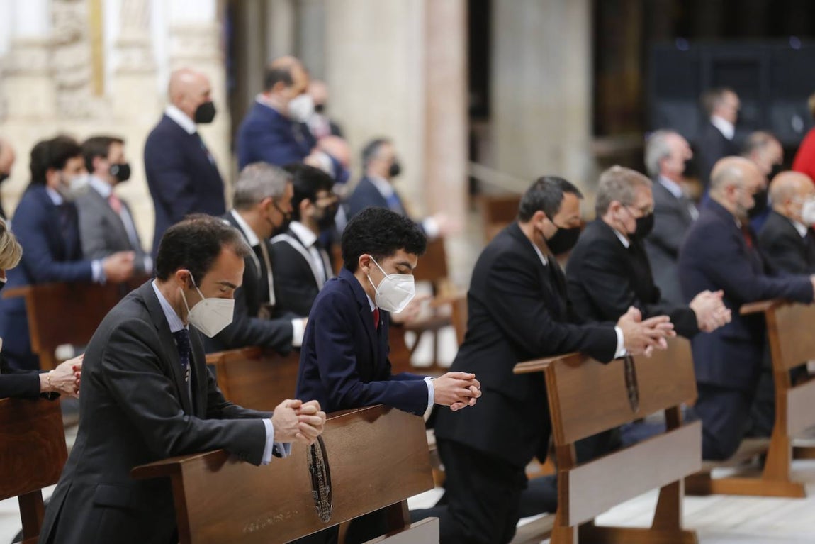 Semana Santa de Córdoba 2021 | Las imágenes del acto conjunto del Lunes Santo en la Catedral