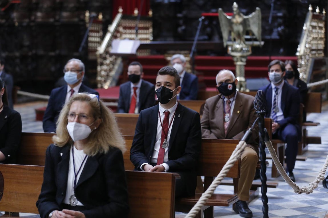 Semana Santa de Córdoba 2021 | Las imágenes del acto conjunto del Lunes Santo en la Catedral