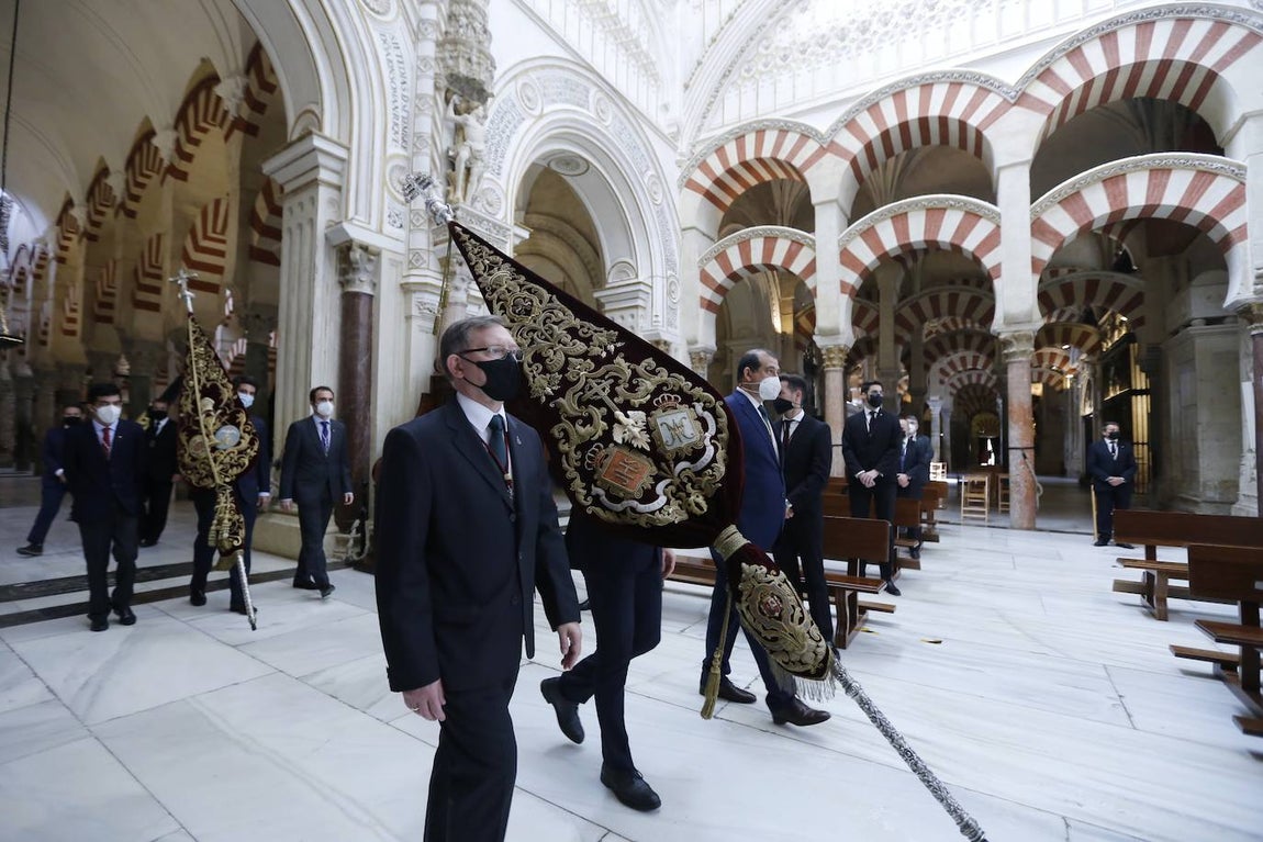 Semana Santa de Córdoba 2021 | Las imágenes del acto conjunto del Lunes Santo en la Catedral