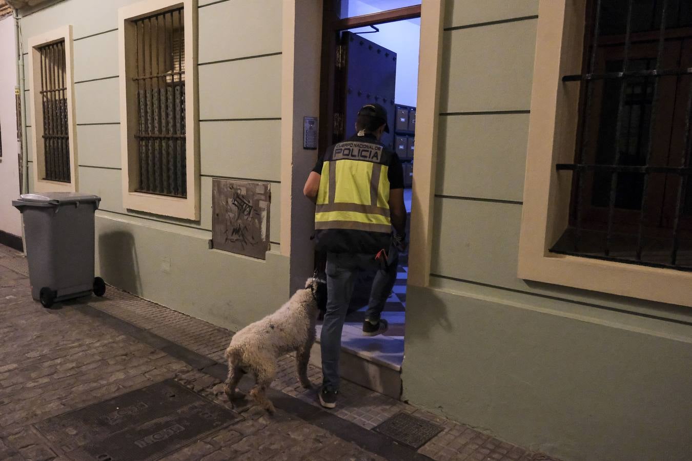 Operación contra el tráfico de drogas en La Viña