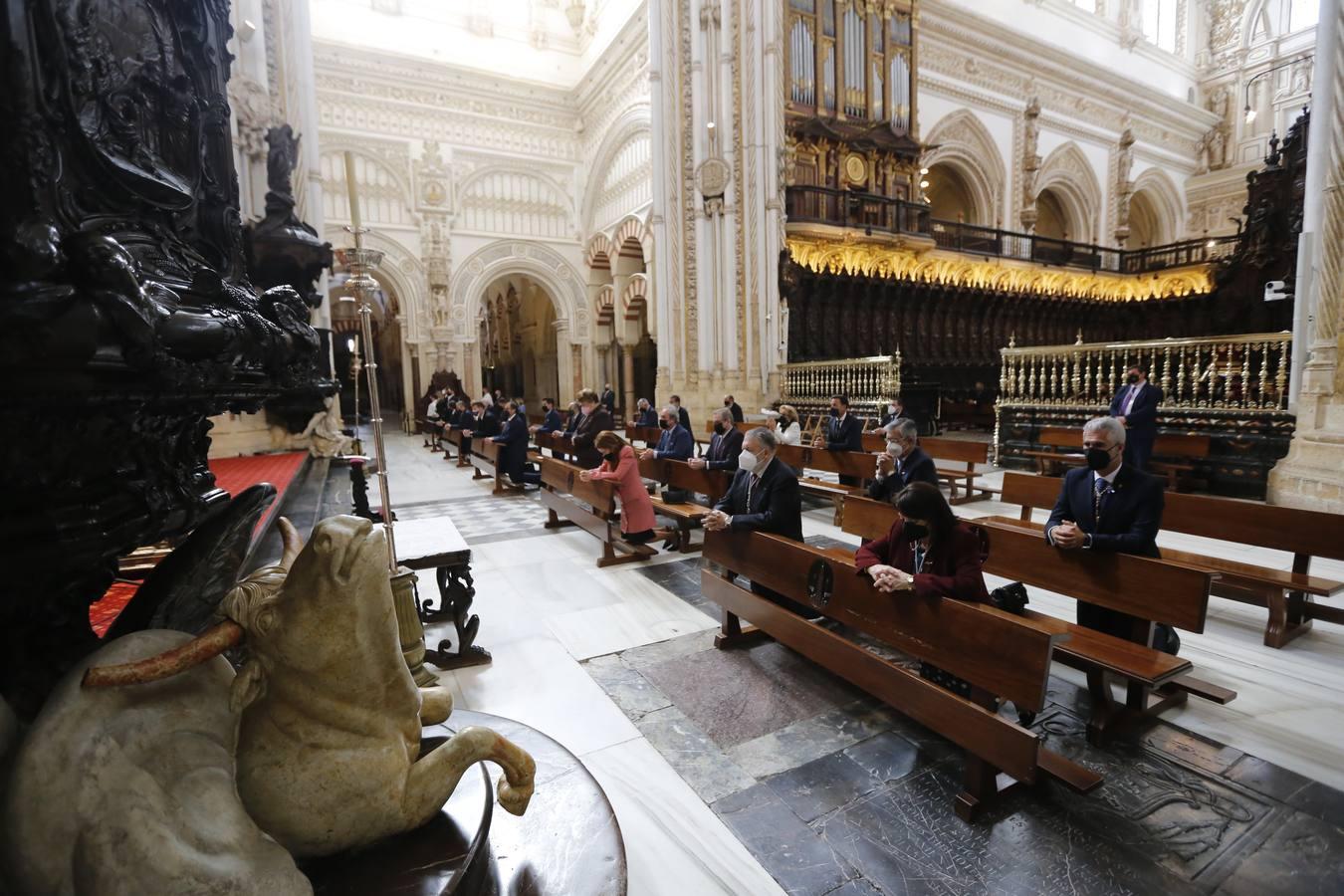 Semana Santa Córdoba 2021| Las imágenes del acto de las cofradías de Miércoles Santo en la Catedral