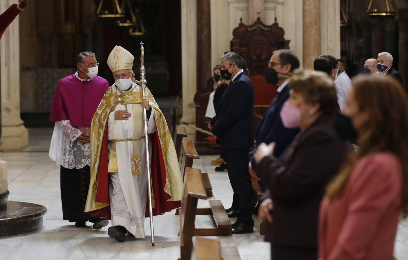 Semana Santa Córdoba 2021| Las imágenes del acto de las cofradías de Miércoles Santo en la Catedral