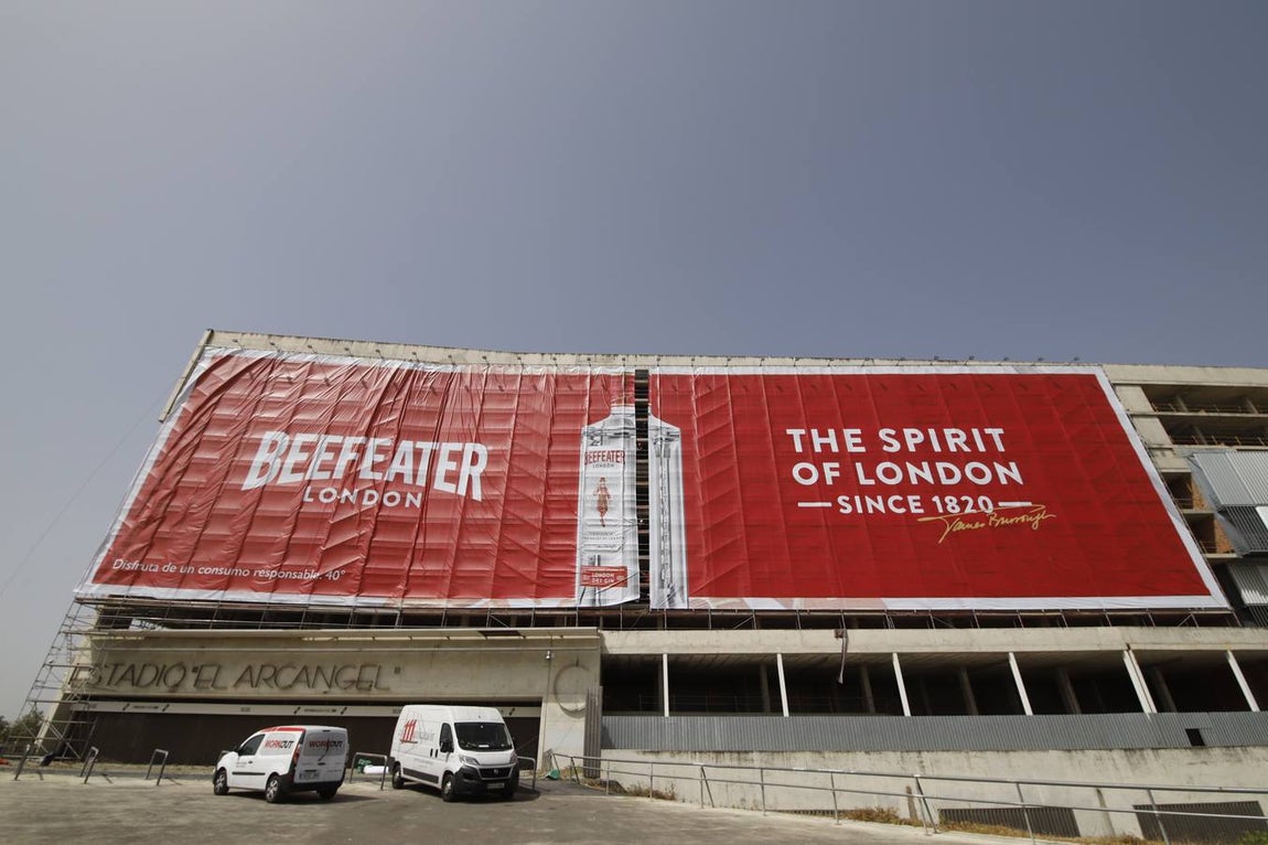 Las mejores imágenes de la lona del Córdoba CF en el estadio El Arcángel