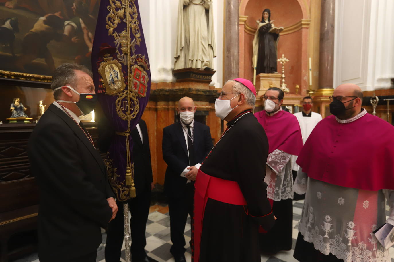 Semana Santa de Córdoba 2021 | Las imágenes del acto conjunto el Jueves Santo en la Catedral