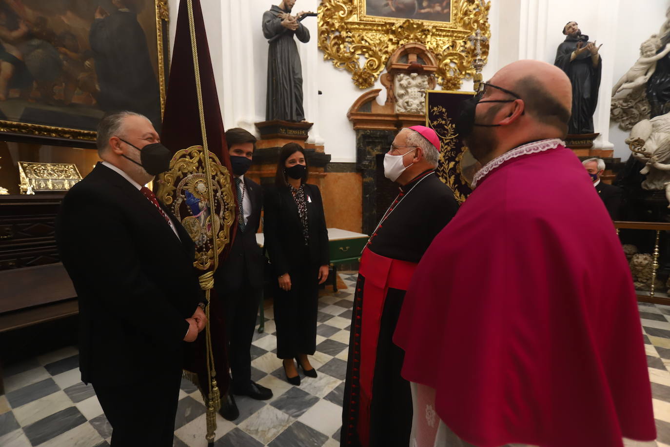 Semana Santa de Córdoba 2021 | Las imágenes del acto conjunto el Jueves Santo en la Catedral