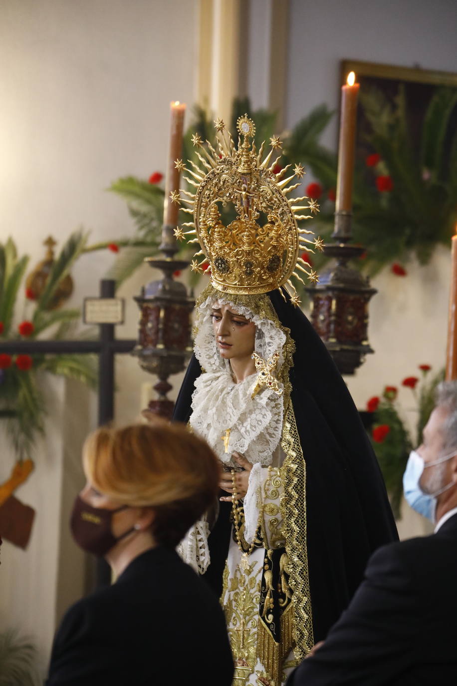 Semana Santa de Córdoba 2021 | Las imágenes de la Soledad en el Viernes Santo