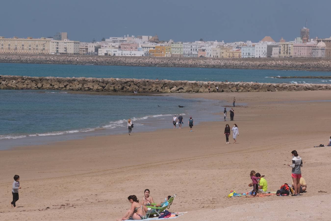 Ambiente en Cádiz el Domingo de Resurrección