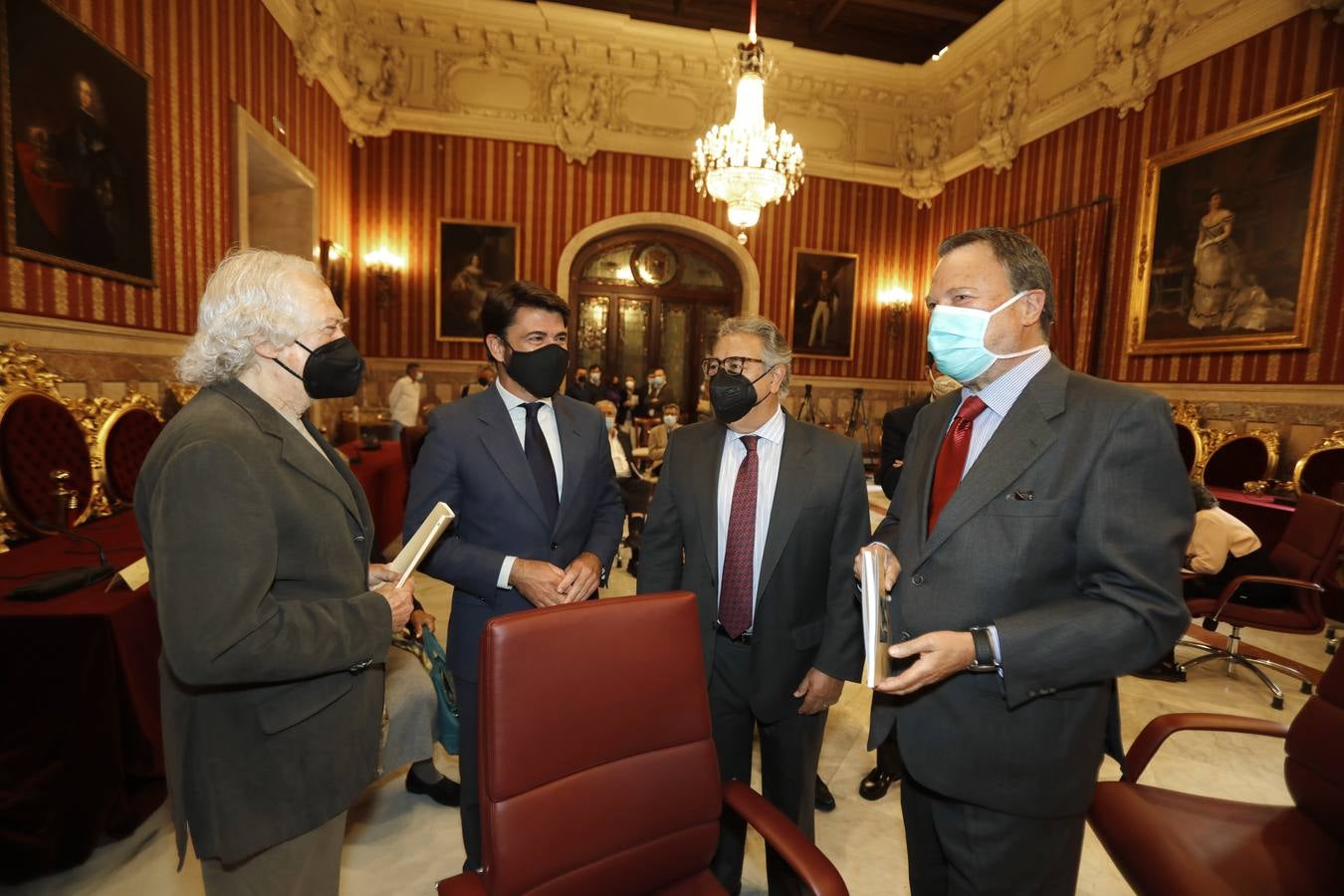 Homenaje a Manuel del Valle en el Ayuntamiento de Sevilla