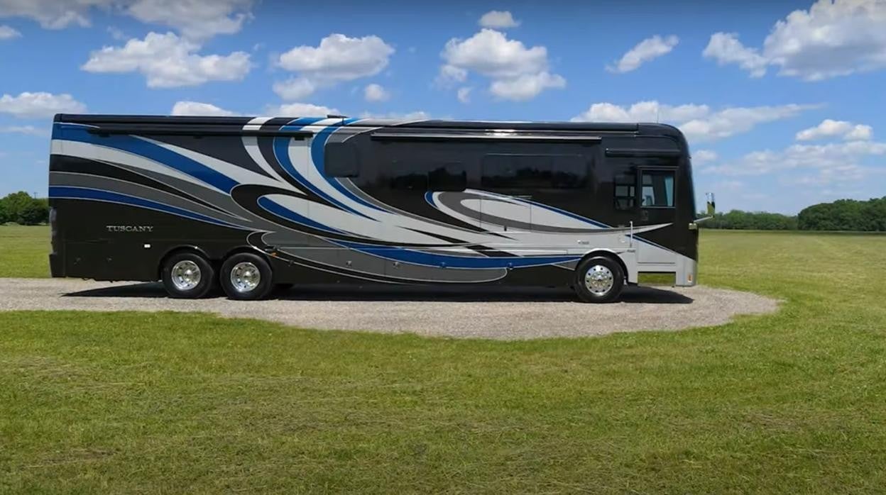 La caravana de lujo de 500.000 dólares inspirada en la Toscana