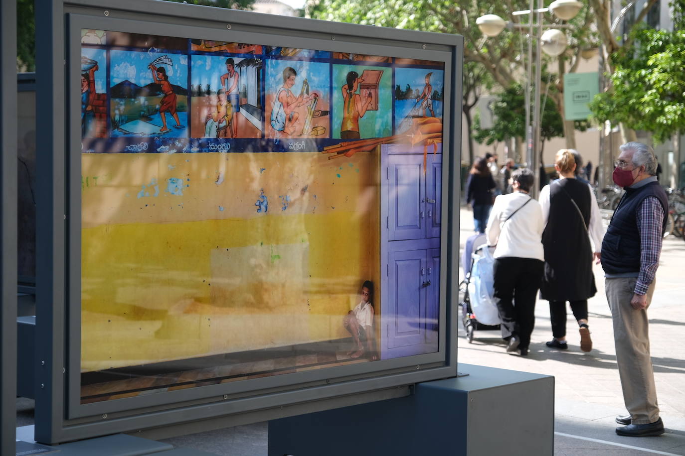 La exposición de Cristina García Rodero, en el bulevar Gran Capitán de Córdoba