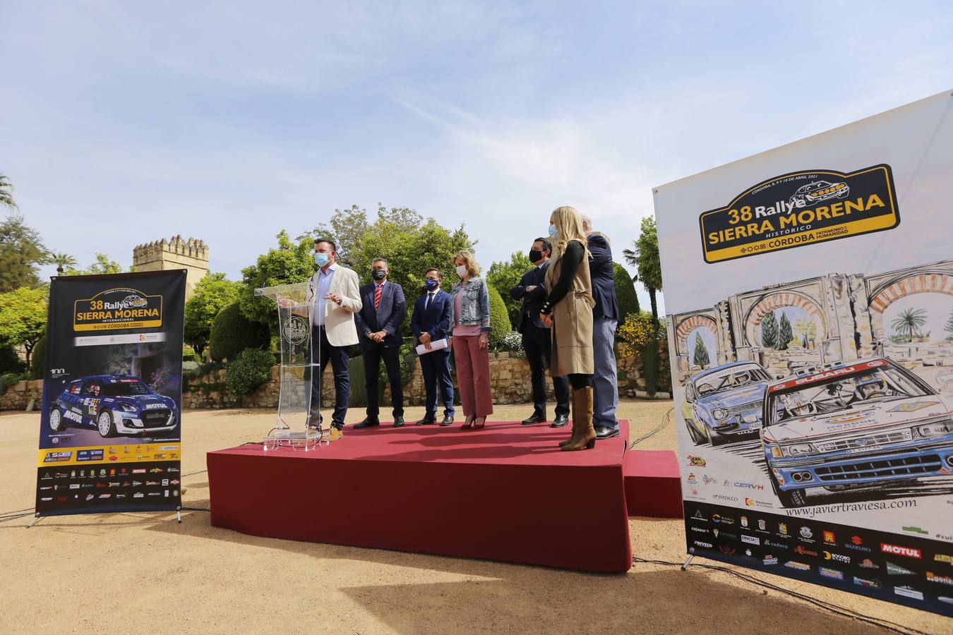 La presentación del Rallye Sierra Morena de Córdoba, en imágenes