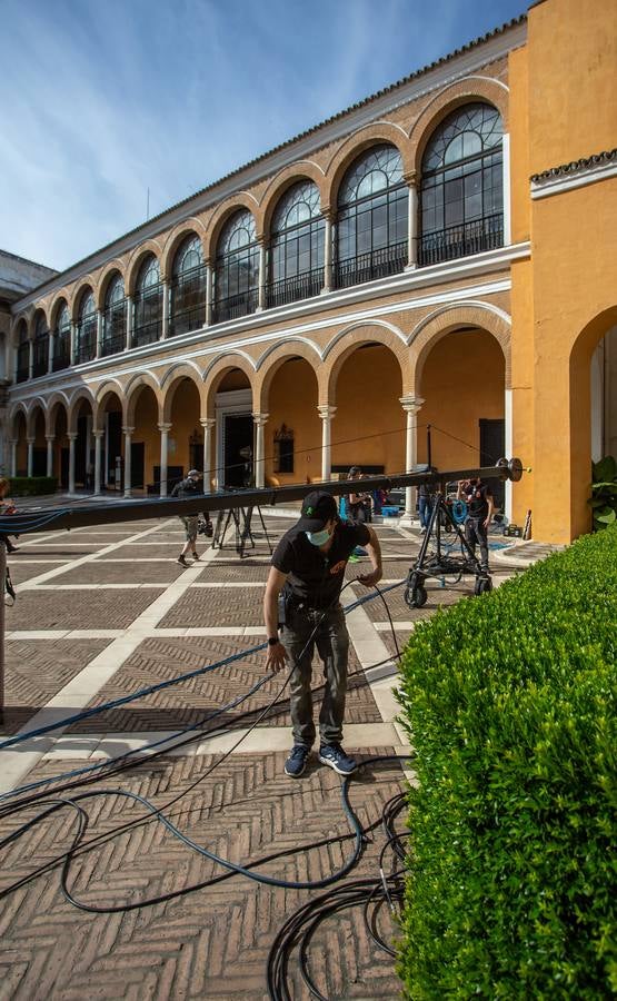 Grabación del programa MasterChef en los Reales Alcázares de Sevilla