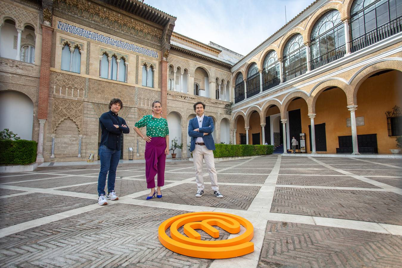 Grabación del programa MasterChef en los Reales Alcázares de Sevilla