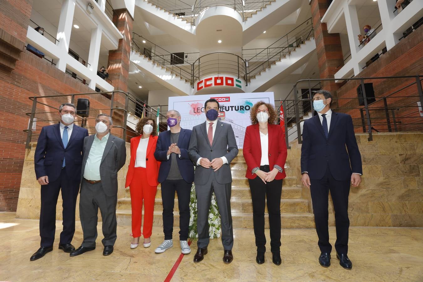 Inauguración de la nueva sede de CCOO en Sevilla