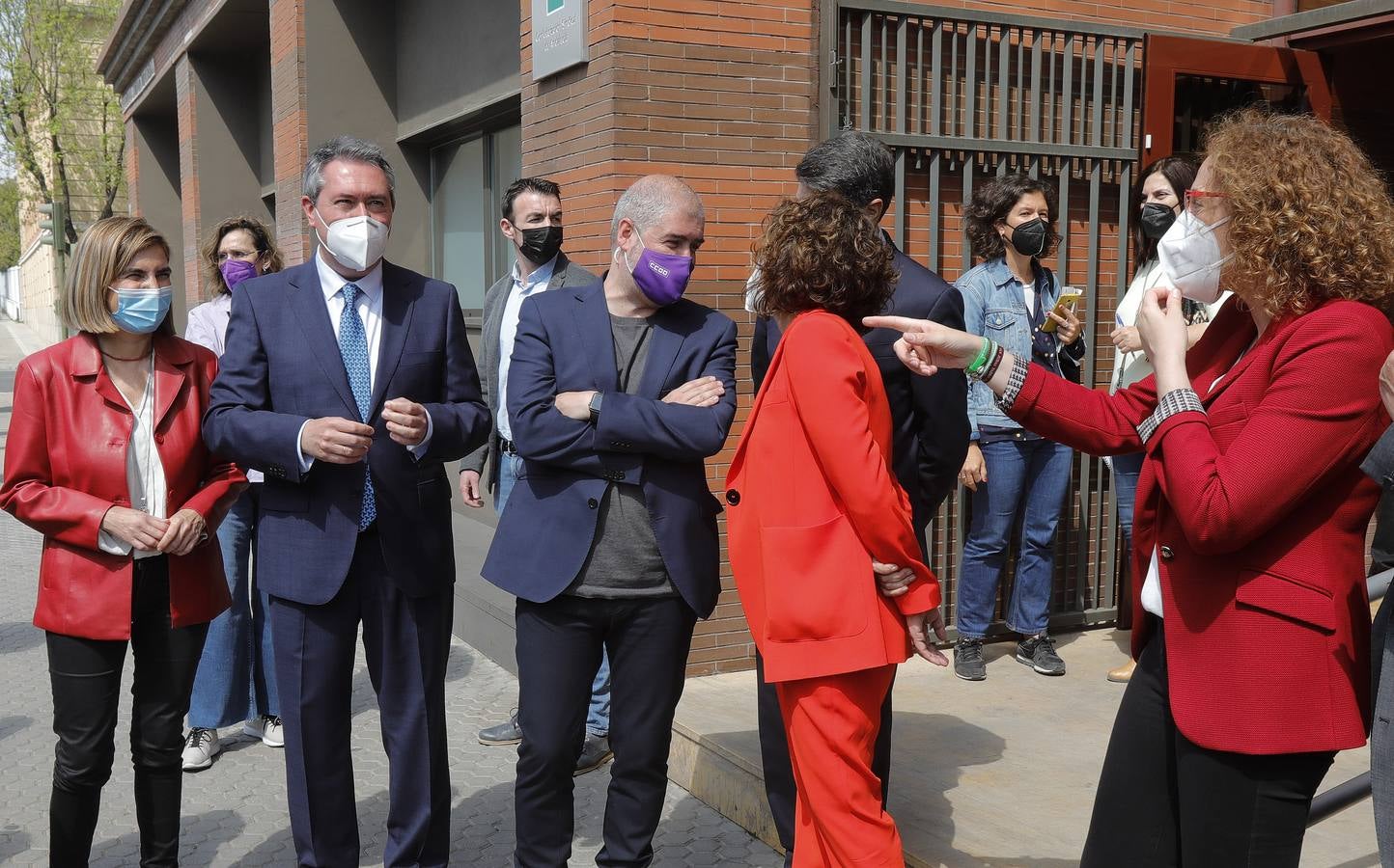 Inauguración de la nueva sede de CCOO en Sevilla