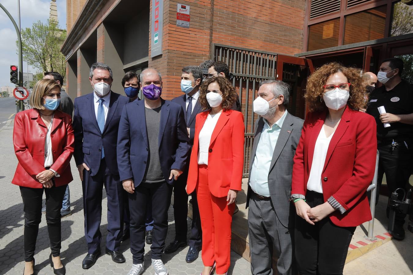 Inauguración de la nueva sede de CCOO en Sevilla