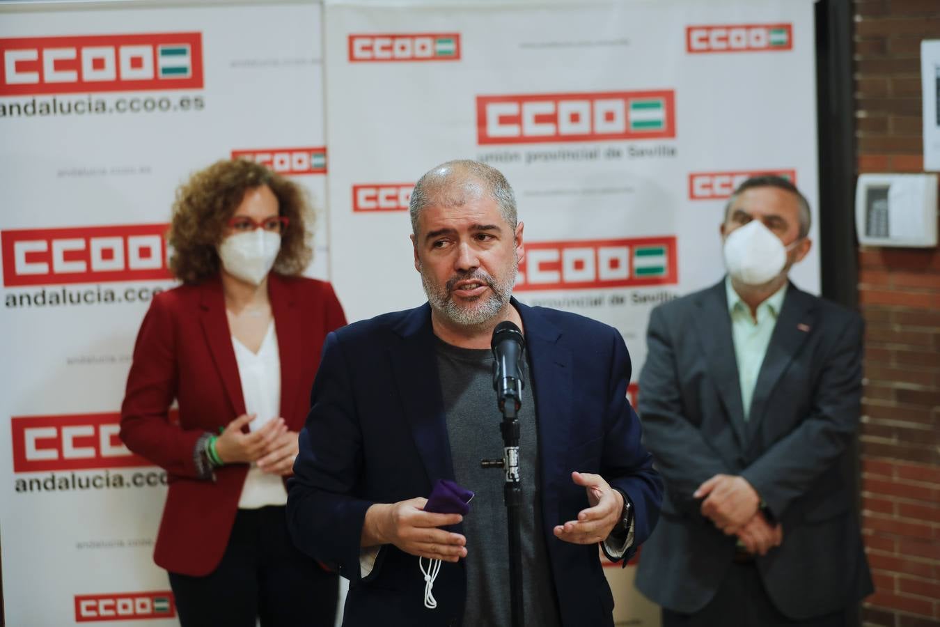 Inauguración de la nueva sede de CCOO en Sevilla