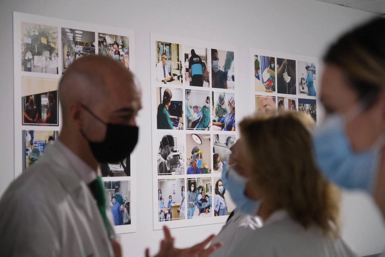 La exposición por el 45 aniversario del hospital Reina Sofía de Córdoba, en imágenes