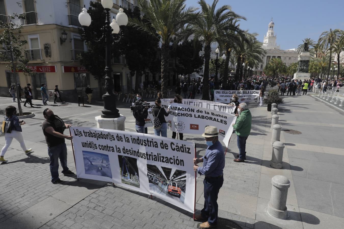 Manifestación por la reindustrialización de la Bahía de Cádiz