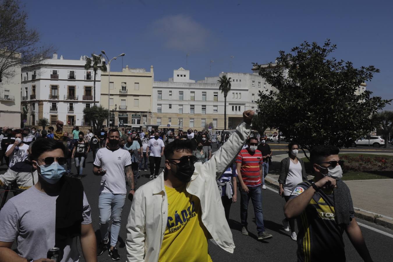 Manifestación por la reindustrialización de la Bahía de Cádiz