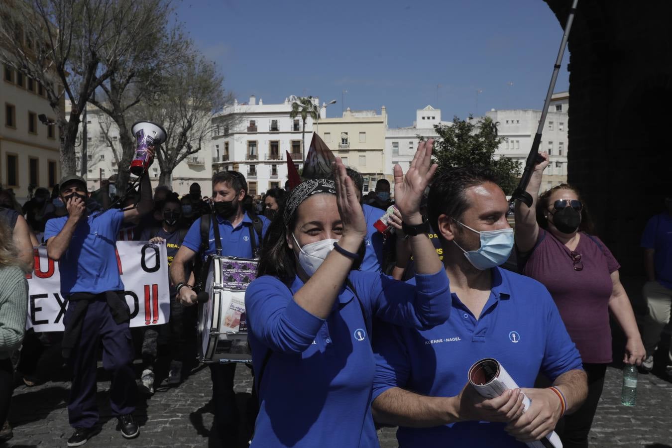 Manifestación por la reindustrialización de la Bahía de Cádiz