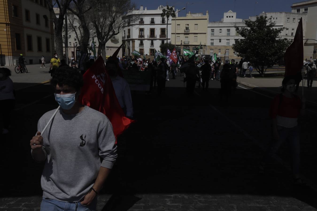 Manifestación por la reindustrialización de la Bahía de Cádiz