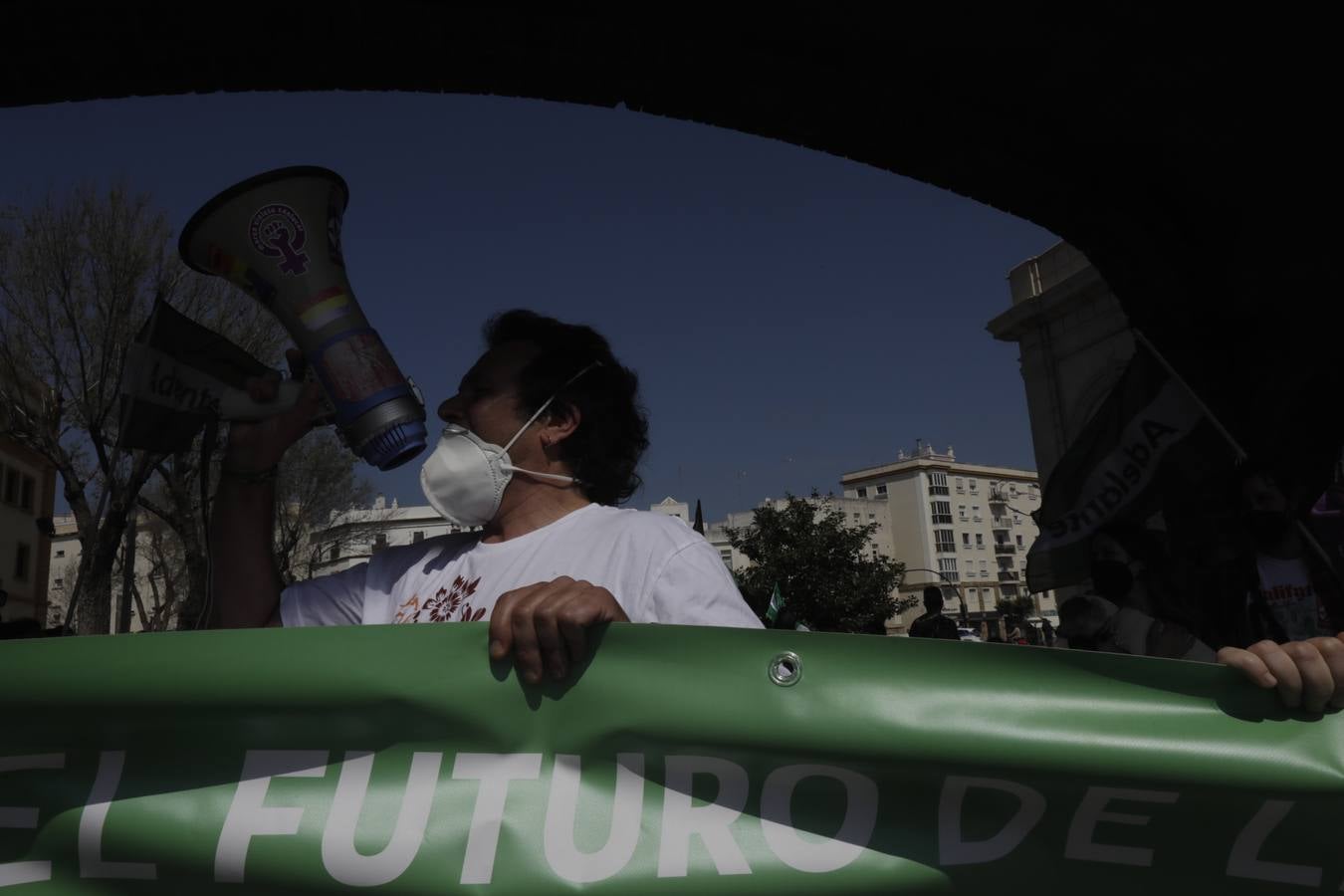 Manifestación por la reindustrialización de la Bahía de Cádiz