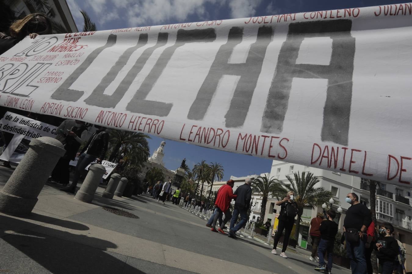 Manifestación por la reindustrialización de la Bahía de Cádiz