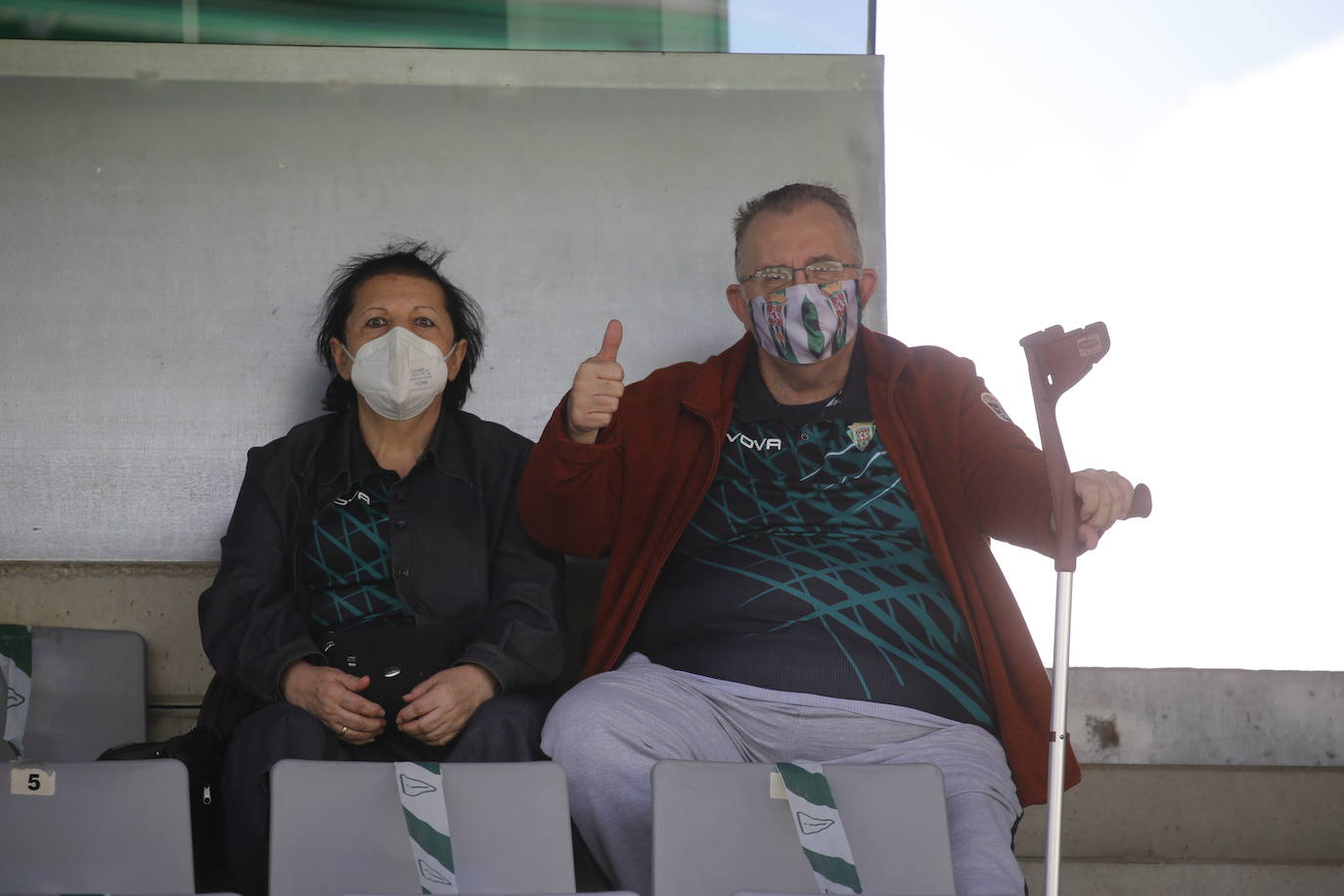 El ambiente en El Arcángel en el Córdoba CF - Linense, en imágenes