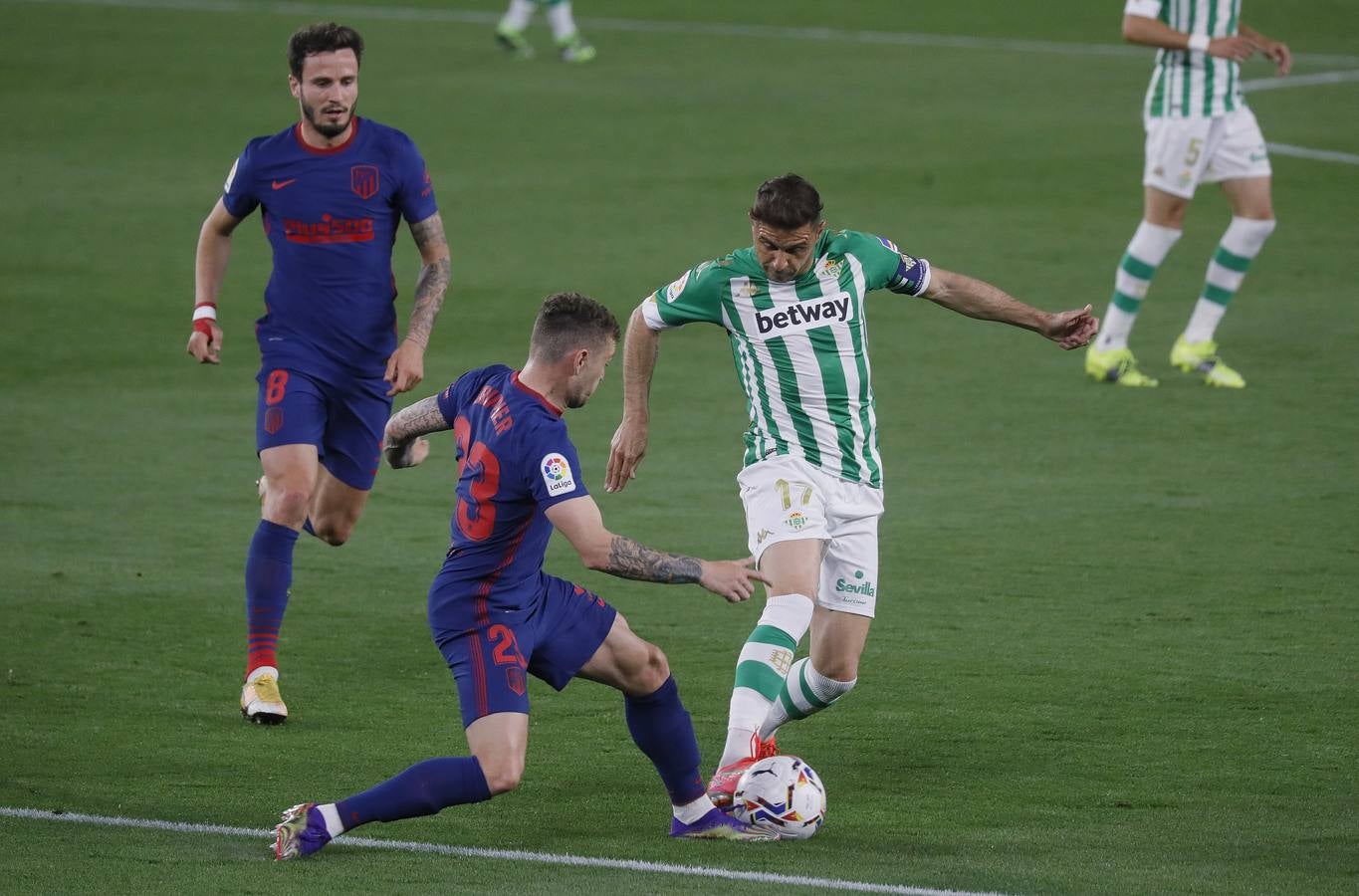 Partido entre el Betis y el Atlético de Madrid