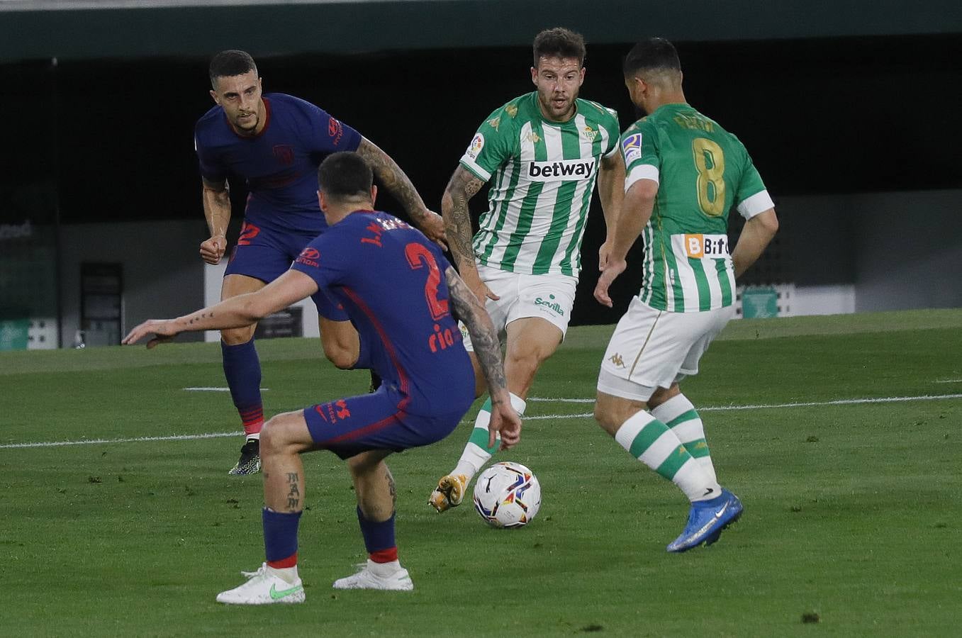 Partido entre el Betis y el Atlético de Madrid