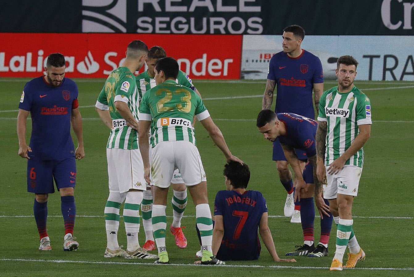 Partido entre el Betis y el Atlético de Madrid