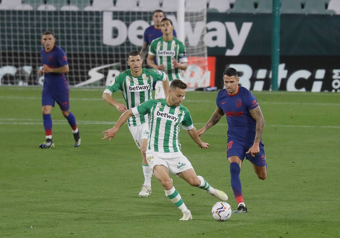 Partido entre el Betis y el Atlético de Madrid