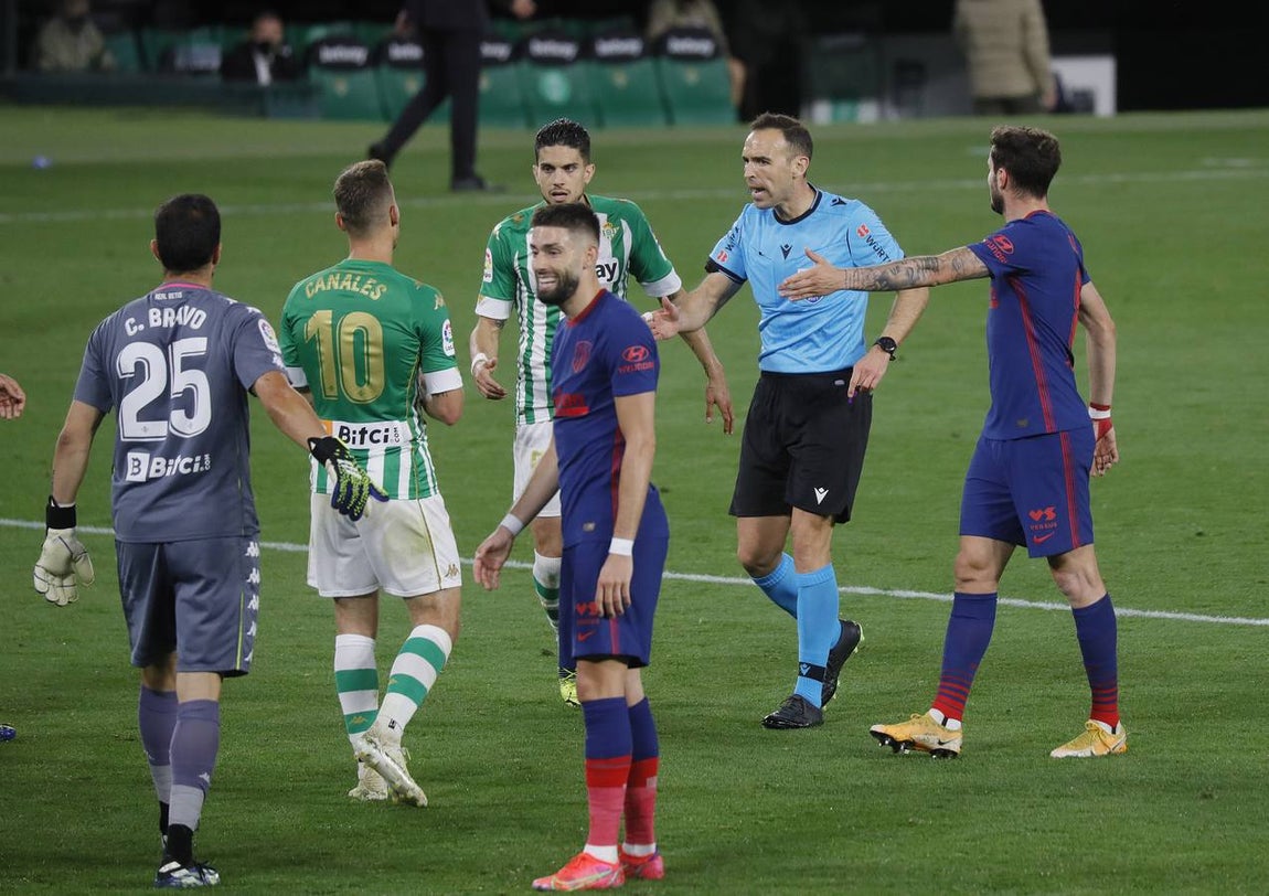 Partido entre el Betis y el Atlético de Madrid