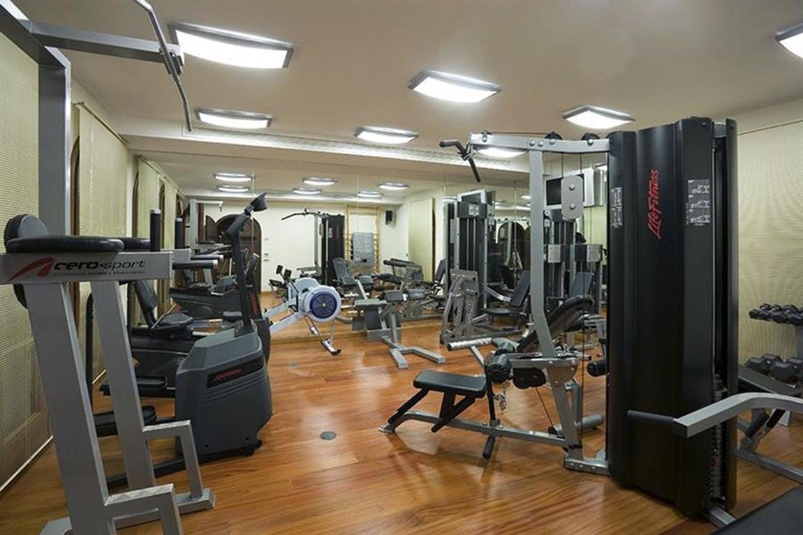 La mansión de Djokovic en Marbella. Como era de esperar, cuenta también con un gimnasio completamente equipado