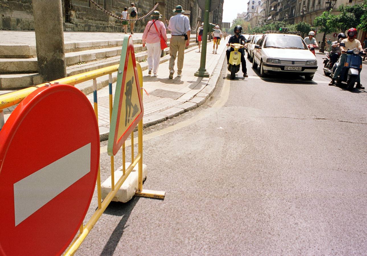 Quince años sin coches en la Avenida de la Constitución