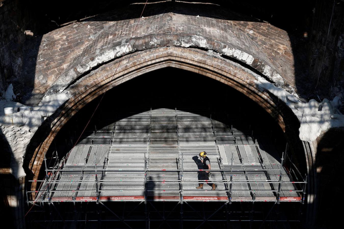 Dos años del incendio de Notre Dame. Así avanzan los trabajos de reconstrucción