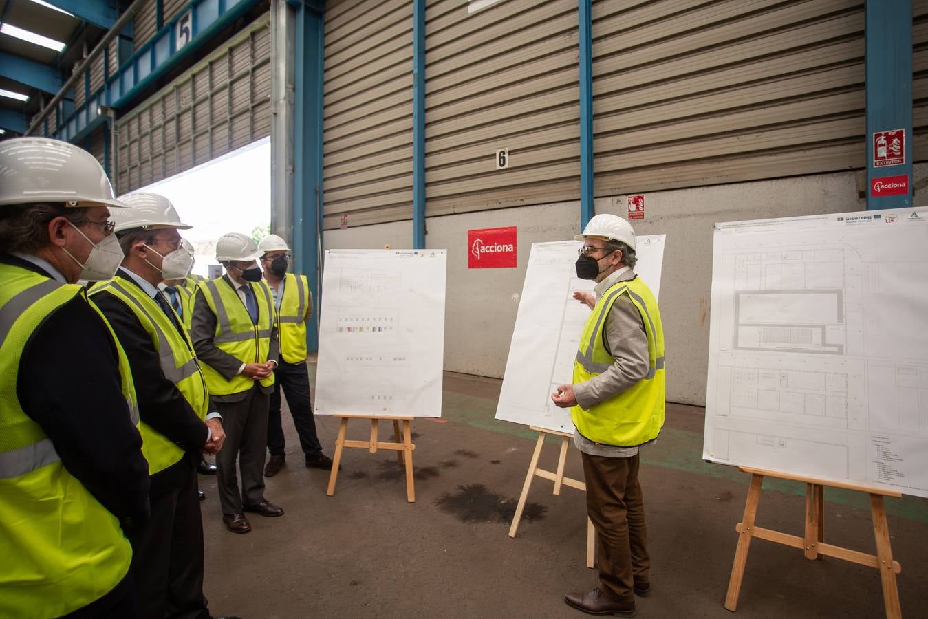 Primera piedra del centro de innovación del Puerto de Sevilla