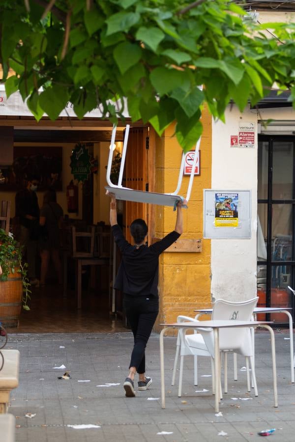 Cierre de bares a las 20 horas en Sevilla