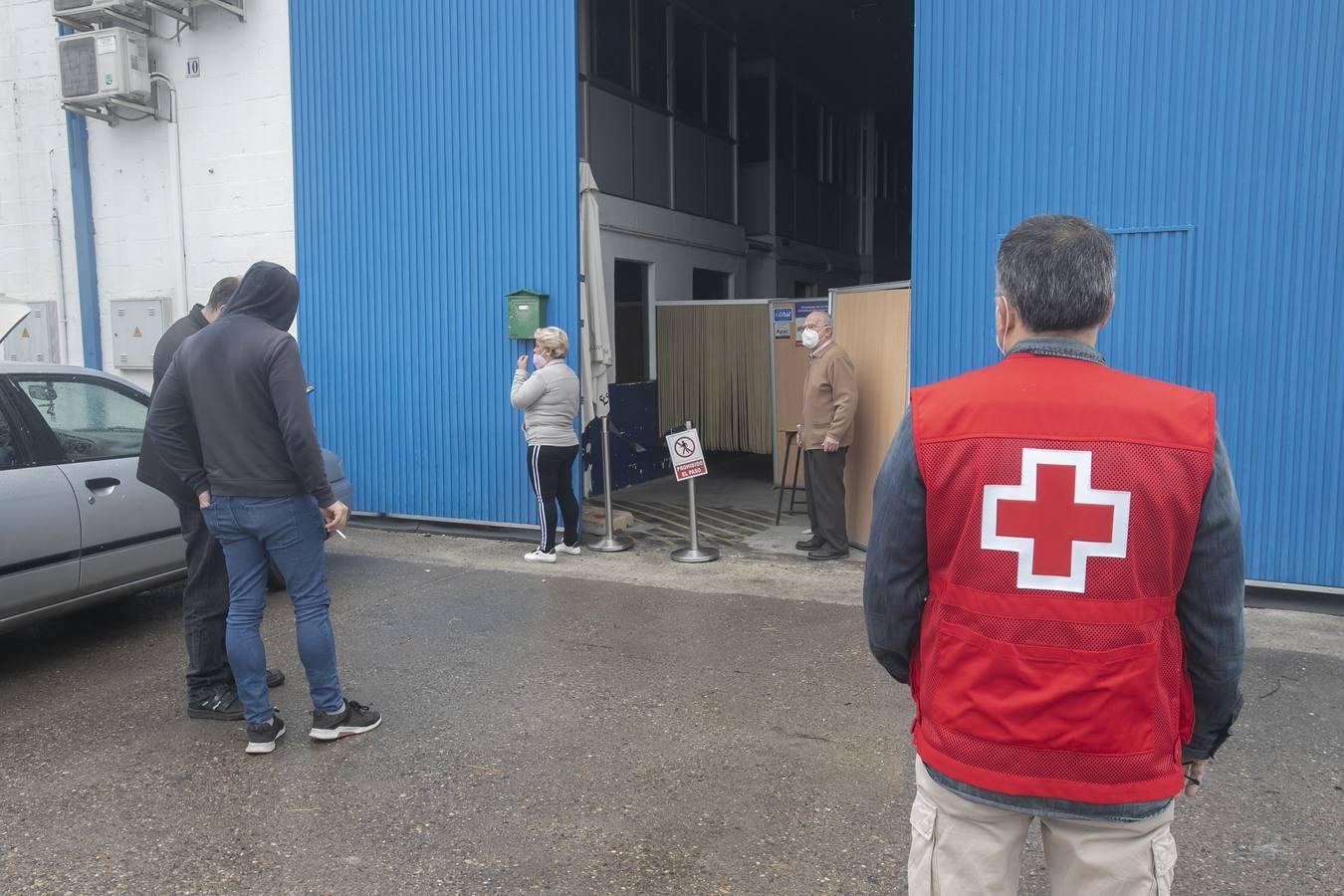 El reparto de alimentos de Cruz Roja de Córdoba, en imágenes