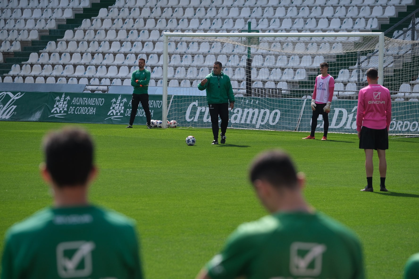 El estreno de Germán Crespo como técnico del Córdoba CF, en imágenes