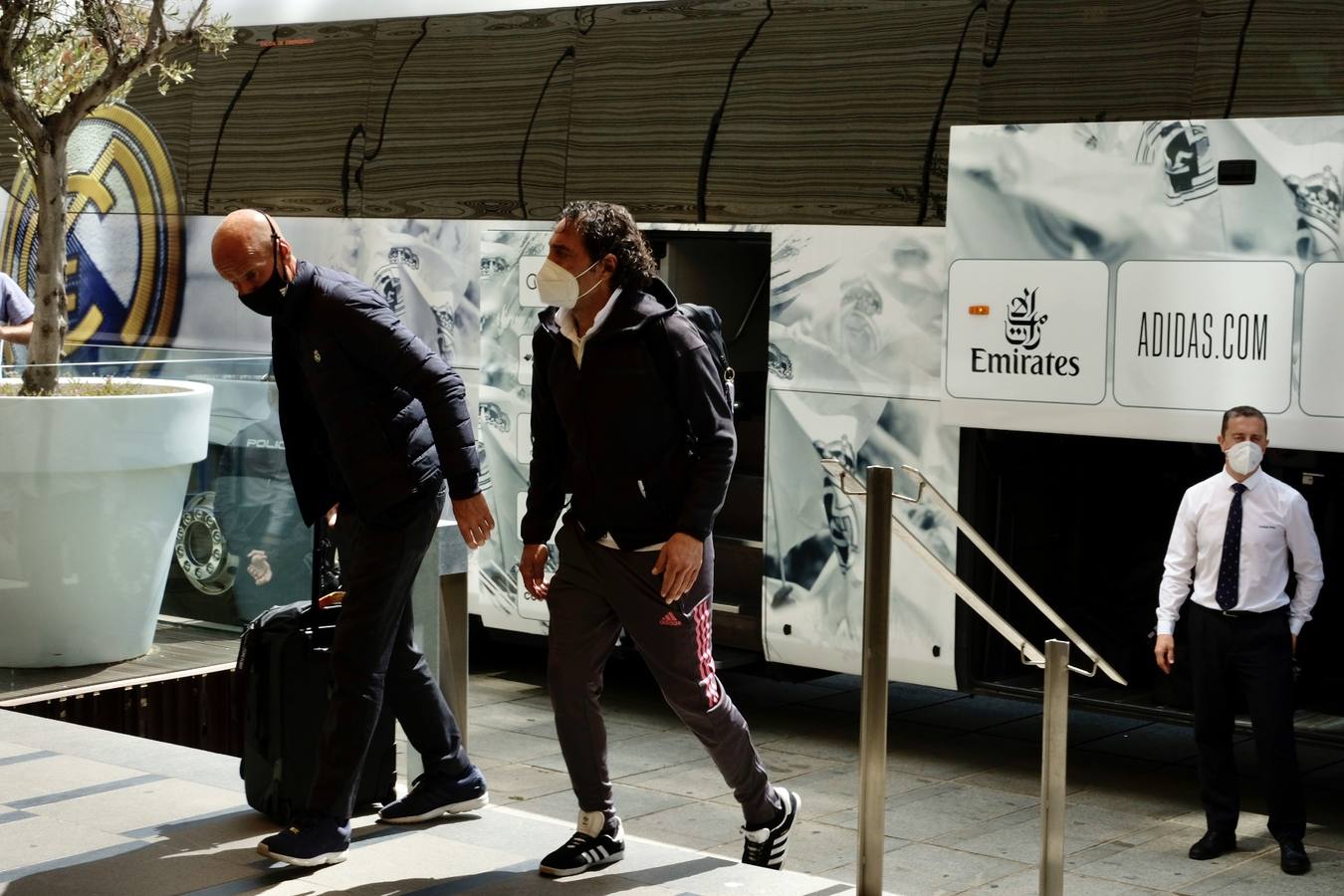 Fotos: La llegada del Real Madrid a Cádiz