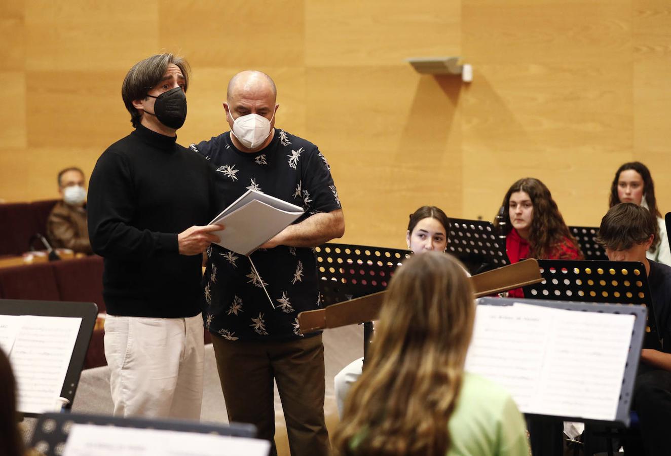 La clase magistral de la Orquesta de Córdoba en el conservatorio, en imágenes