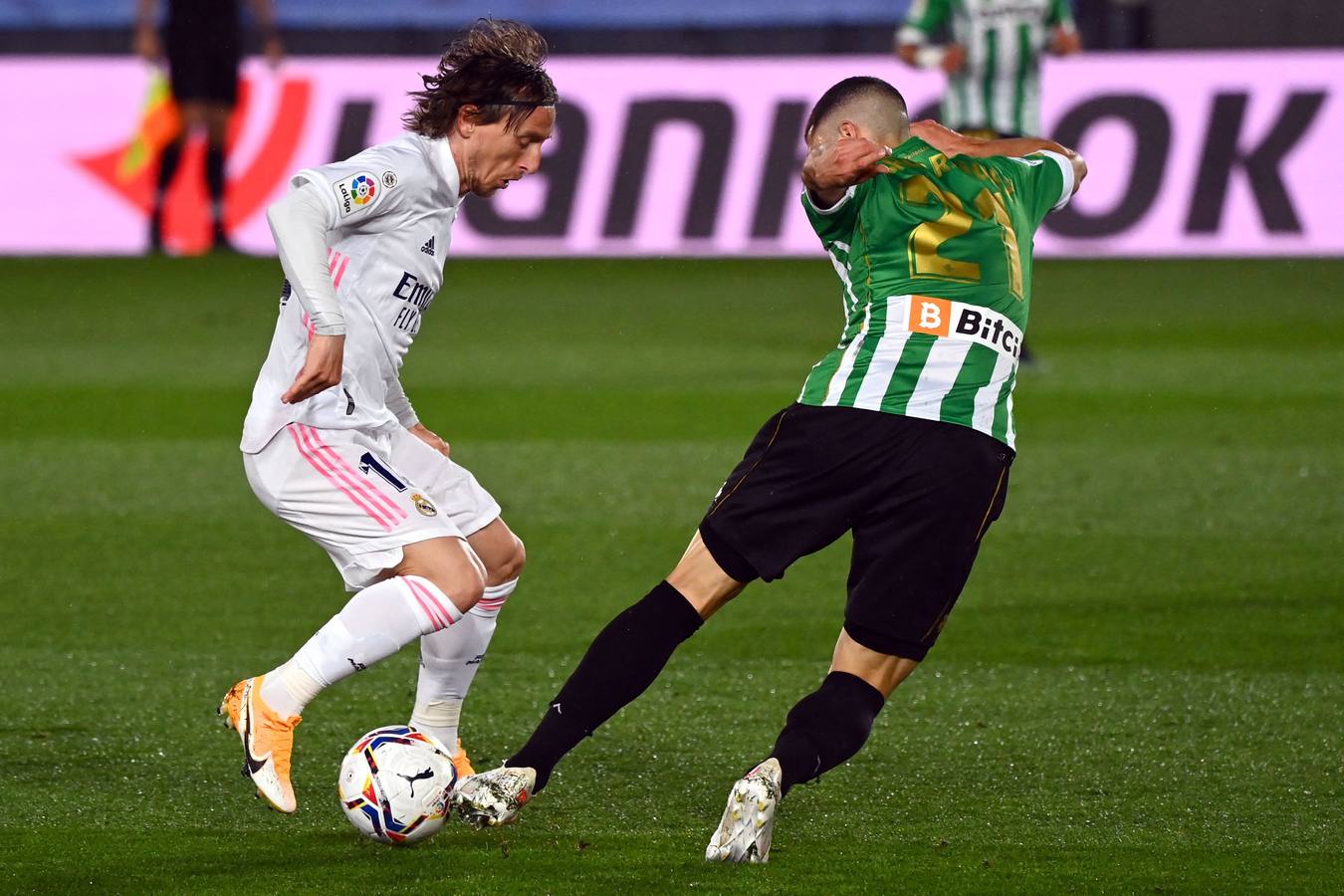 Partido entre el Real Madrid y el Real Betis