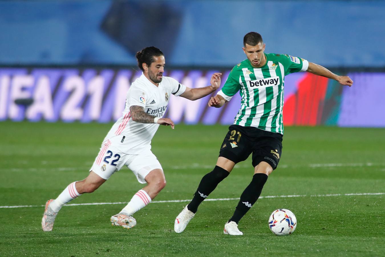 Partido entre el Real Madrid y el Real Betis