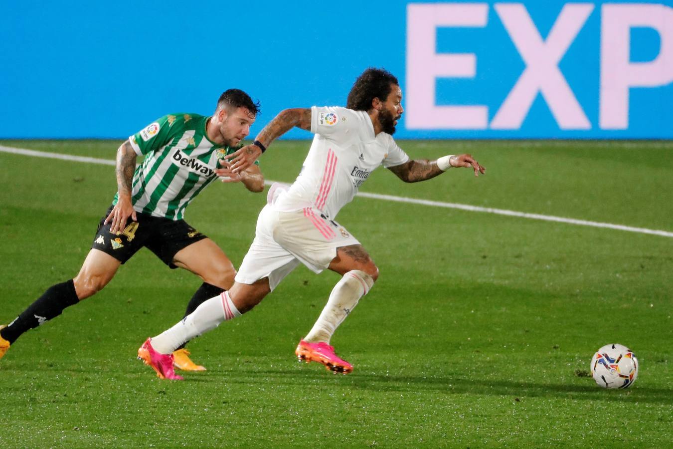 Partido entre el Real Madrid y el Real Betis