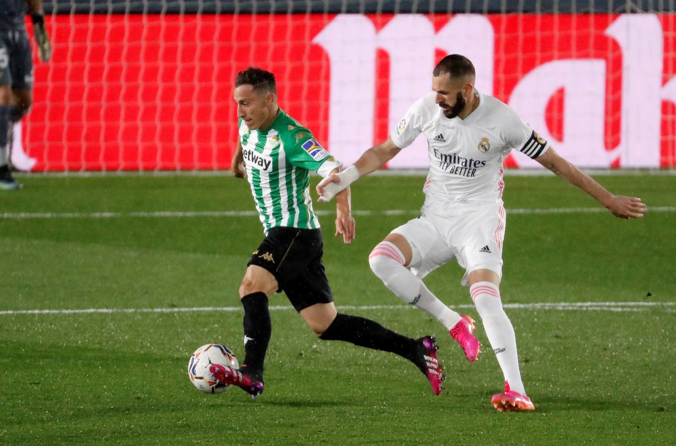 Partido entre el Real Madrid y el Real Betis