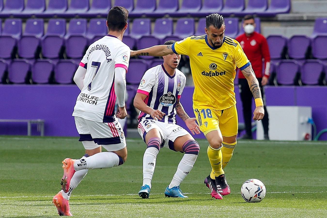 FOTOS: El empate del Cádiz en Valladolid, en imágenes