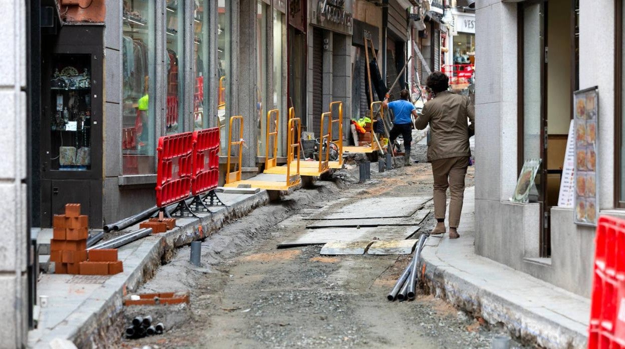 Las obras de la calle Comercio, en imágenes